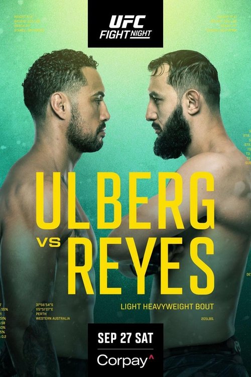 Movie poster for UFC Fight Night 260: Ulberg vs. Reyes (2025)