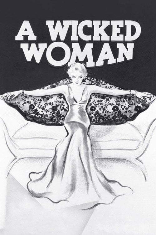 Movie poster for A Wicked Woman (1934)