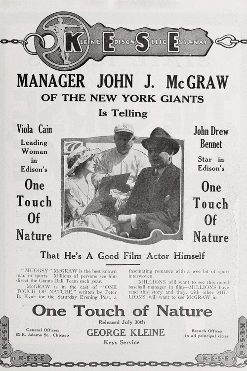Movie poster for One Touch of Nature (1917)