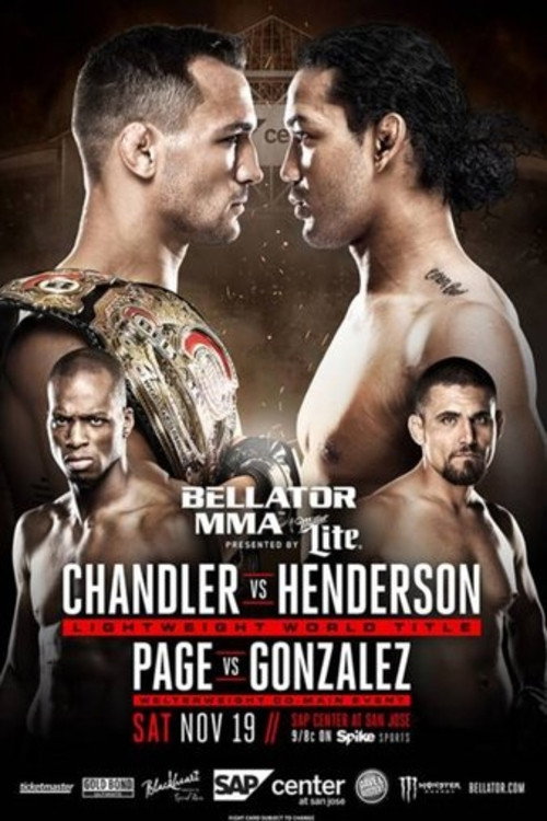 Movie poster for Bellator 165: Chandler vs. Henderson (2016)