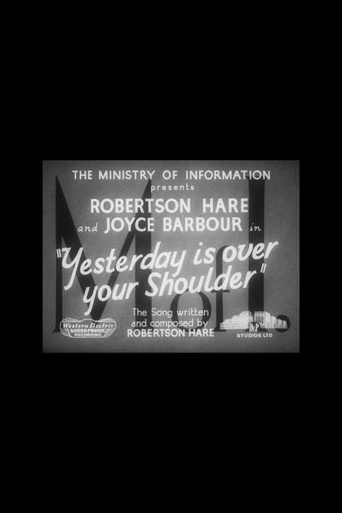 Movie poster for Yesterday Is Over Your Shoulder (1940)