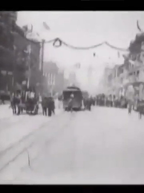Movie poster for Over Route of Roosevelt Parade in an Automobile (1903)