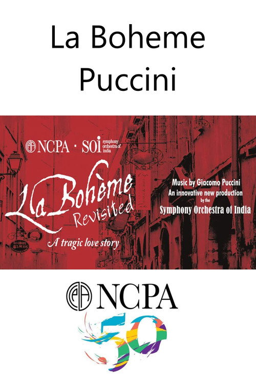 Movie poster for La bohème - NCPA (2019)