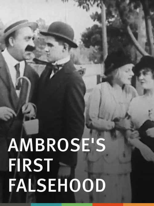 Movie poster for Ambrose's First Falsehood (1914)