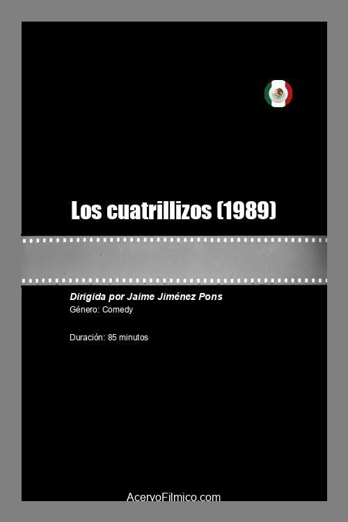 Movie poster for Los cuatrillizos (1989)