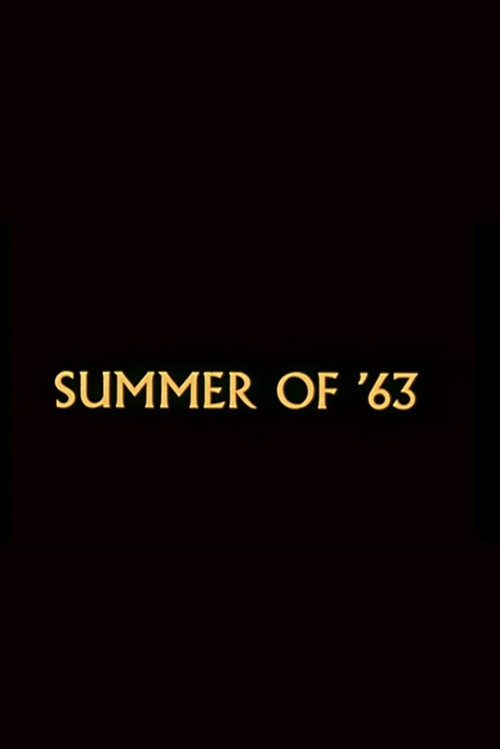 Movie poster for Summer of '63 (1972)
