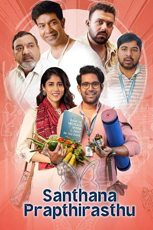 Movie poster for Santhana Prapthirasthu (2025)