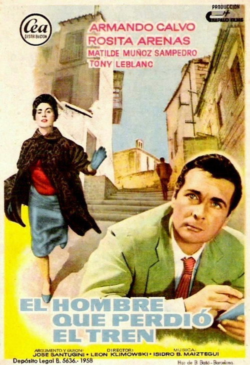 Movie poster for El hombre que perdió el tren (1960)