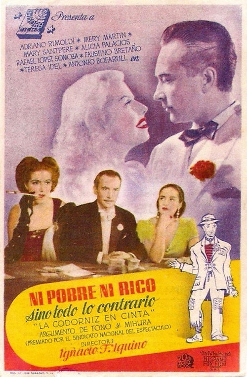 Movie poster for Ni pobre, ni rico, sino todo lo contrario (1944)
