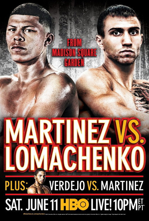 Movie poster for Roman Martinez vs. Vasyl Lomachenko (2016)