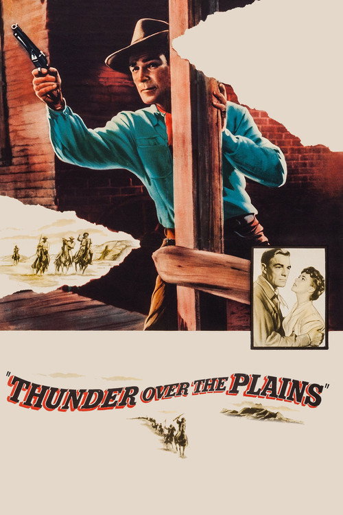 Movie poster for Thunder Over the Plains (1953)