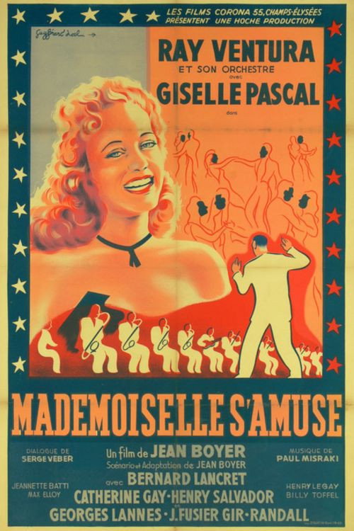 Movie poster for Mademoiselle Has Fun (1948)