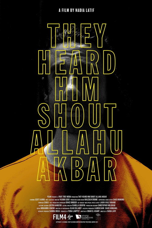 Movie poster for They Heard Him Shout Allahu Akbar (2022)