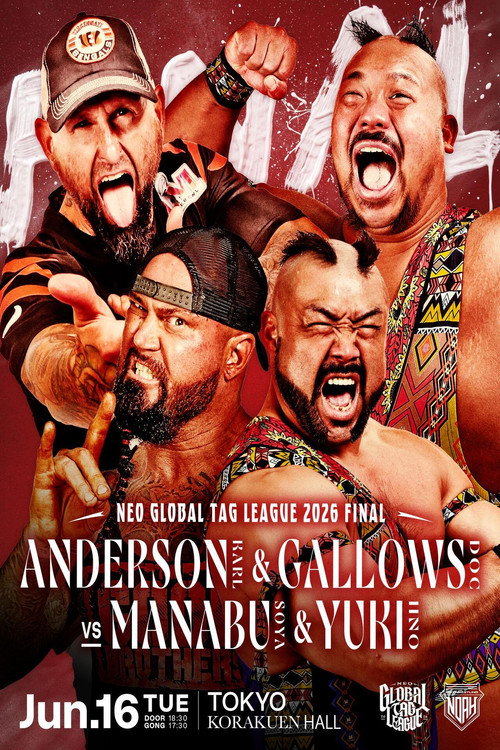 Movie poster for NOAH Neo Global Tag League 2026 ~ Day 12 (2026)