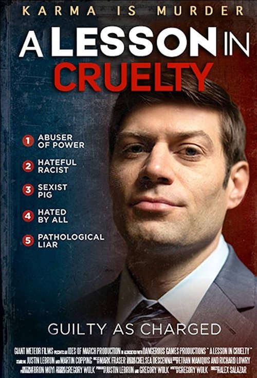 Movie poster for A Lesson in Cruelty (2018)