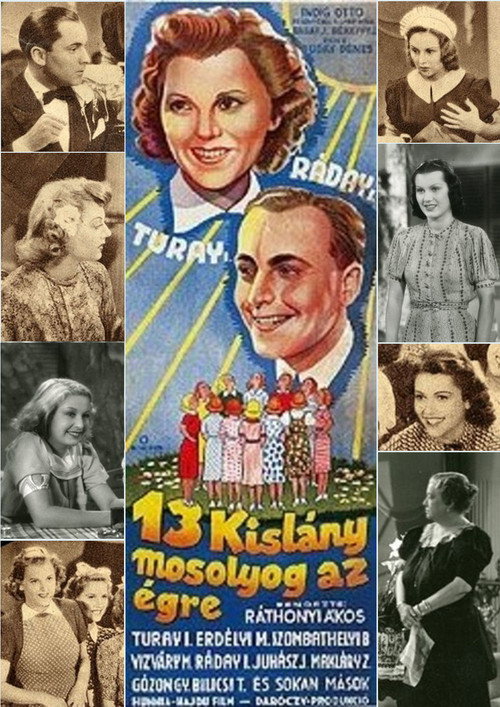 Movie poster for Thirteen Girls Smile at the Sky (1938)