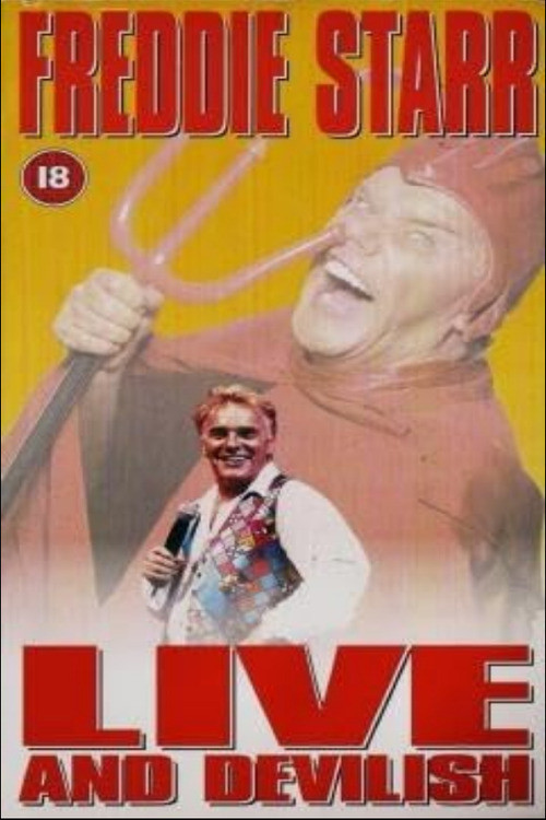 Movie poster for Freddie Starr: Live and Devilish (1995)