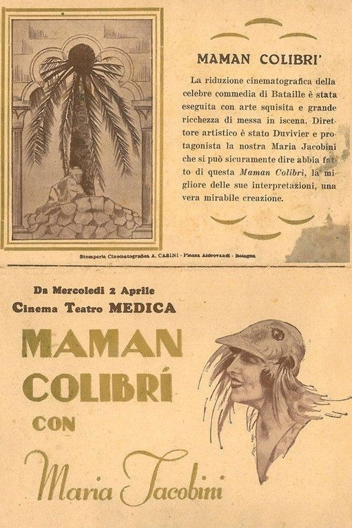 Movie poster for Mother Hummingbird (1929)