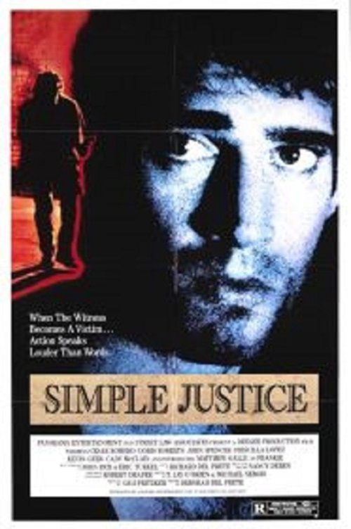 Movie poster for Simple Justice (1989)