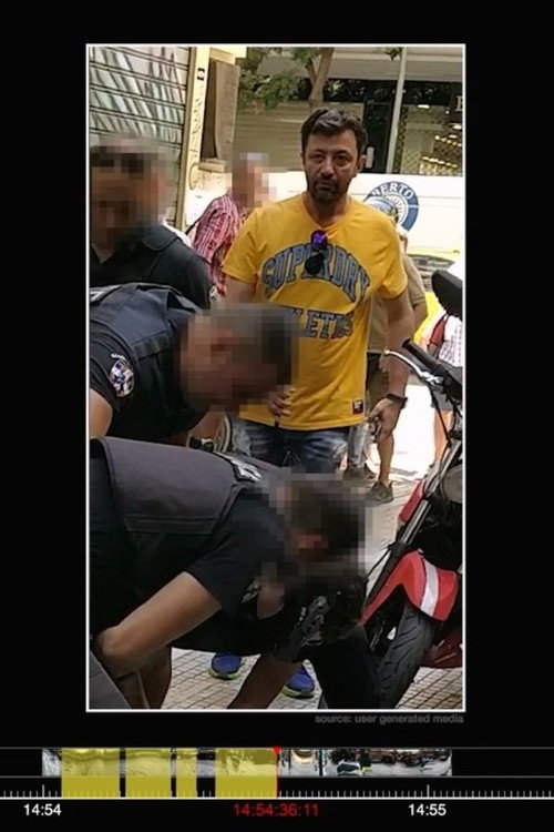Movie poster for Killing of Zak Kostopoulos: the Man in the Yellow Shirt (2019)