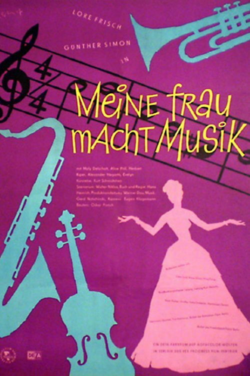 Movie poster for My Wife Wants to Sing (1958)