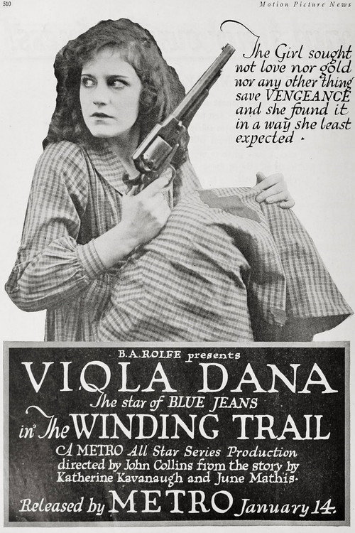 Movie poster for The Winding Trail (1918)