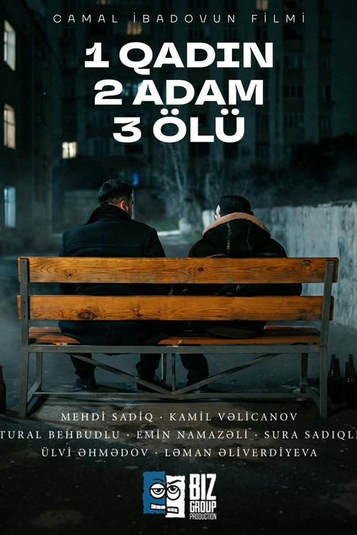 Movie poster for 1 Woman 2 Men 3 Dead (2026)