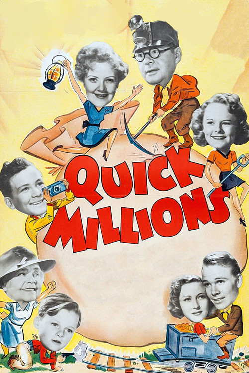 Movie poster for Quick Millions (1939)
