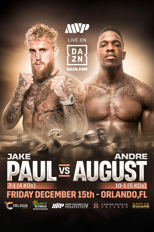 Movie poster for Jake Paul vs. Andre August (2023)