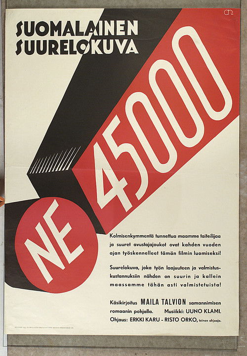Movie poster for Ne 45000 (1933)