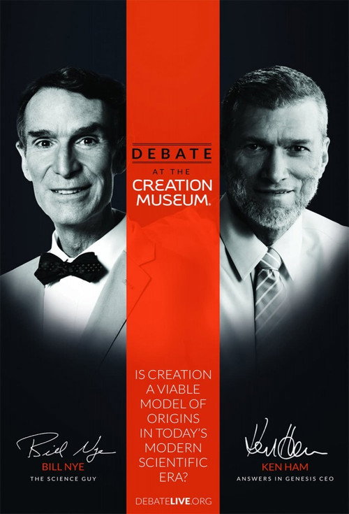 Movie poster for Uncensored Science: Bill Nye Debates Ken Ham (2014)