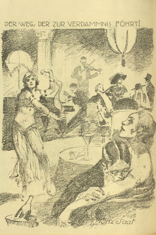 Movie poster for Der Weg, der zur Verdammnis führt 1. Teil - Das Schicksal der Aenne Wolter (1918)
