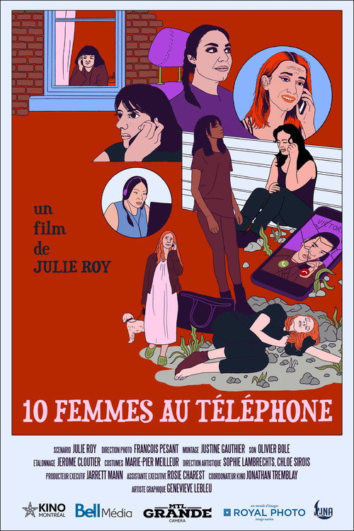 Movie poster for 10 femmes au téléphone (2021)