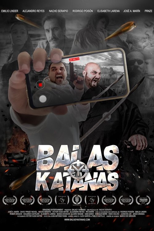 Movie poster for Bullets and Katanas (2023)