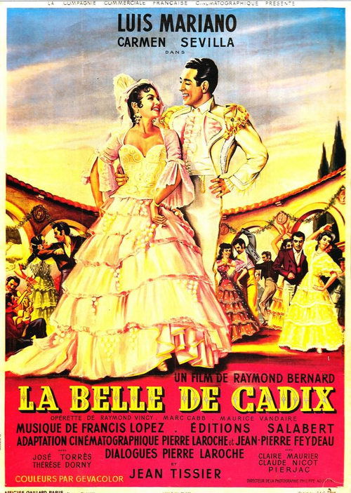 Movie poster for La belle de Cadix (1953)