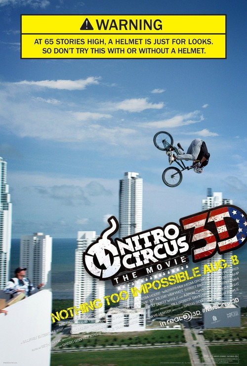 Movie poster for Nitro Circus 3D (2012)