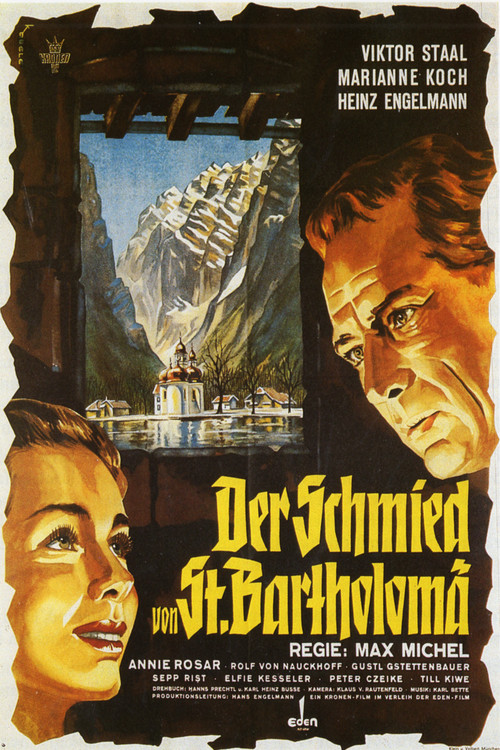 Movie poster for Der Schmied von St. Bartholomä (1955)