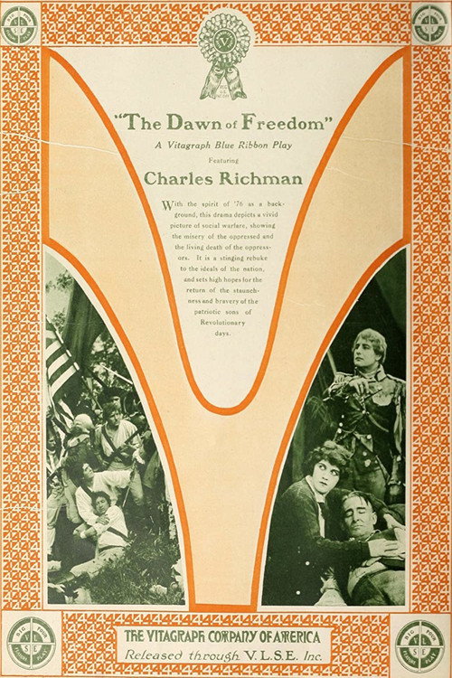Movie poster for The Dawn of Freedom (1916)