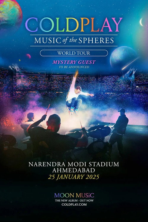Movie poster for Coldplay - Live In Ahmedabad (2025)