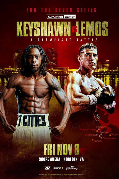 Movie poster for Keyshawn Davis vs. Gustavo Lemos (2024)