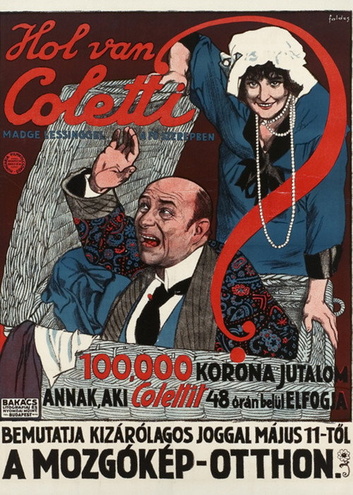 Movie poster for Where Is Coletti? (1913)
