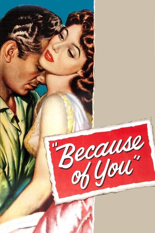Movie poster for Because of You (1952)