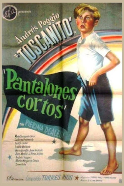 Movie poster for Pantalones Cortos (1949)
