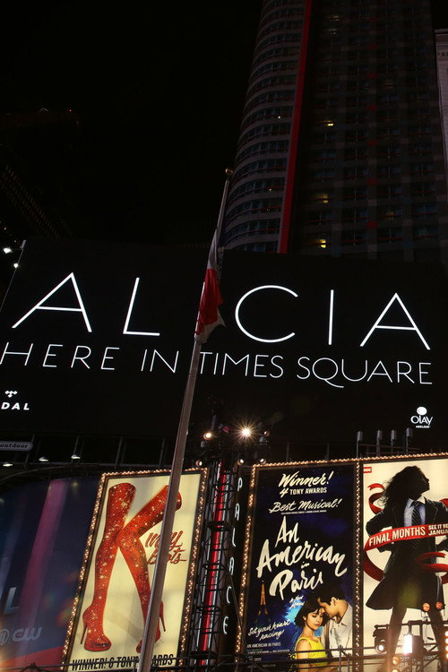 Movie poster for Alicia Keys - Here in Times Square (2016)