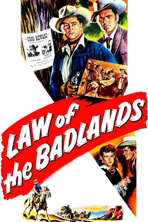 Movie poster for Law of the Badlands (1951)