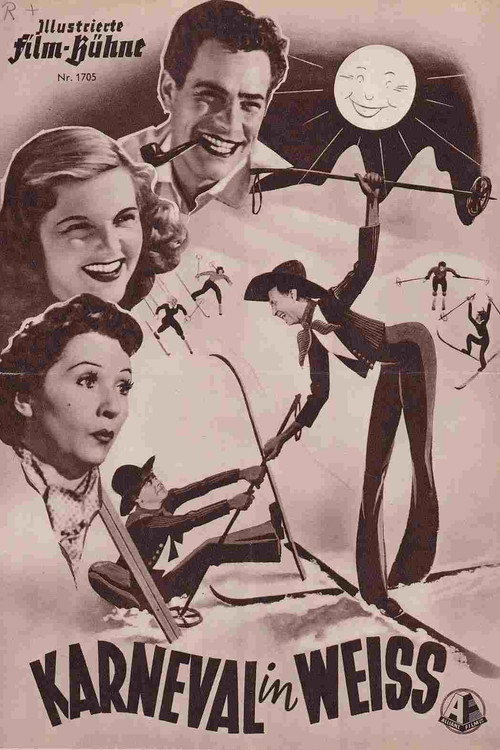 Movie poster for Karneval in Weiß (1952)