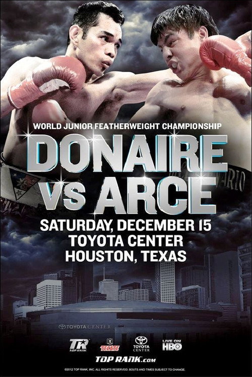 Movie poster for Nonito Donaire vs. Jorge Arce (2012)