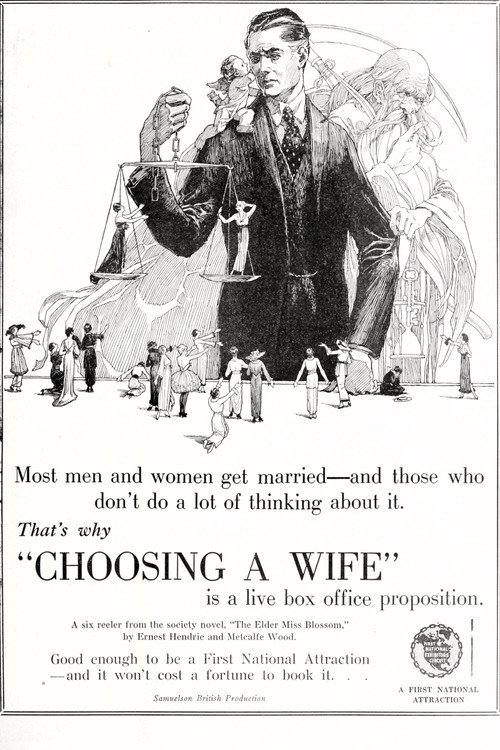 Movie poster for The Elder Miss Blossom (1918)