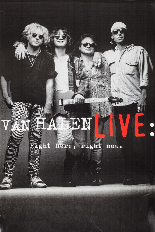 Movie poster for Van Halen - Live: Right Here, Right Now (1993)
