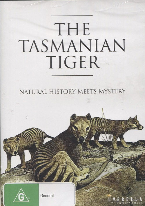 Movie poster for The Tasmanian Tiger: Natural History Meets Mystery (1996)